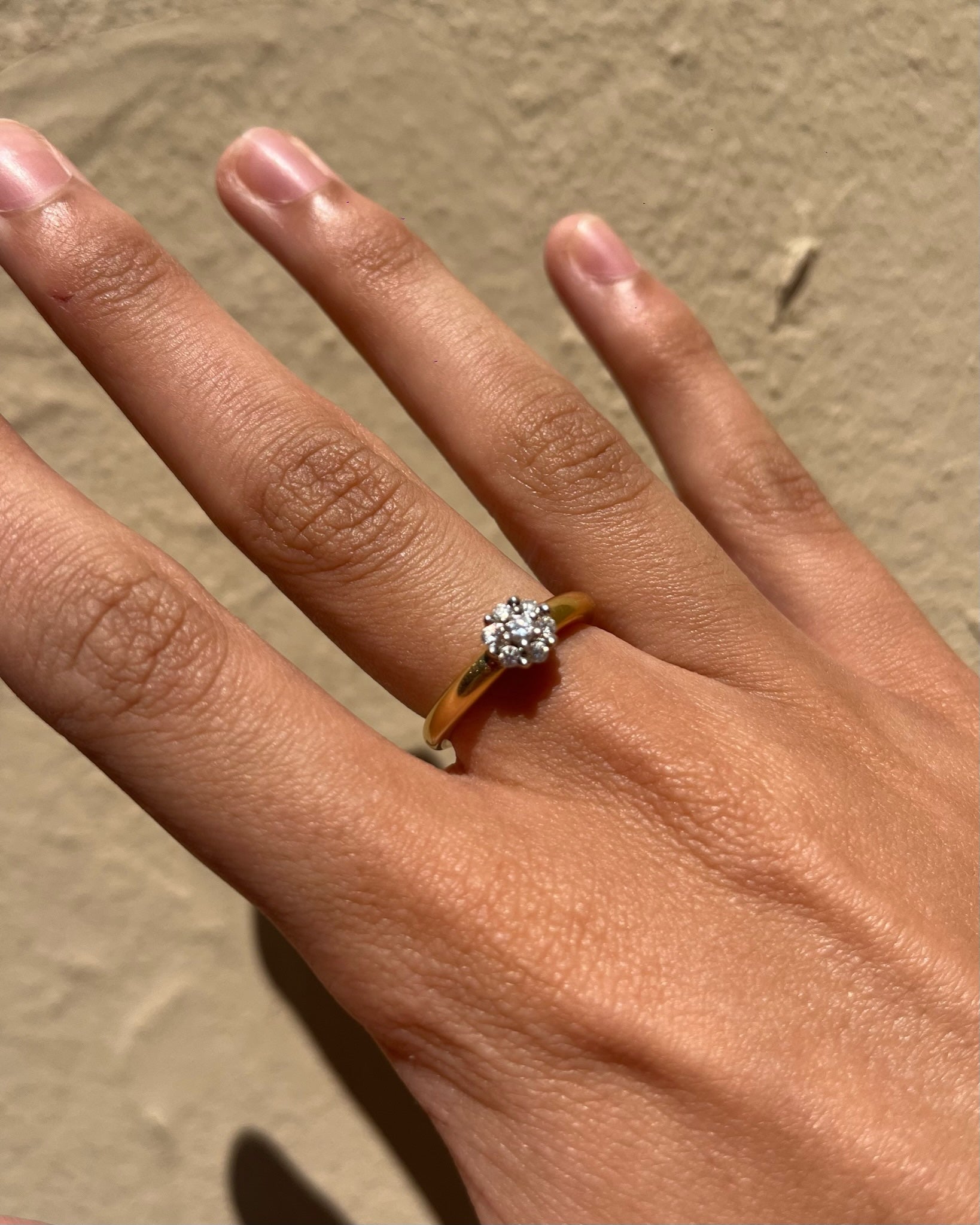 Bague solitaire diamants "Nayanka" - Elliade Paris
