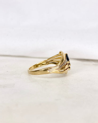 Bague Jonc Saphirs &quot;Oriana&quot;