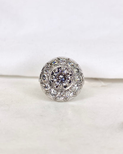 Bague Art-Déco Diamants 1.80 carat &quot;Nayla&quot;