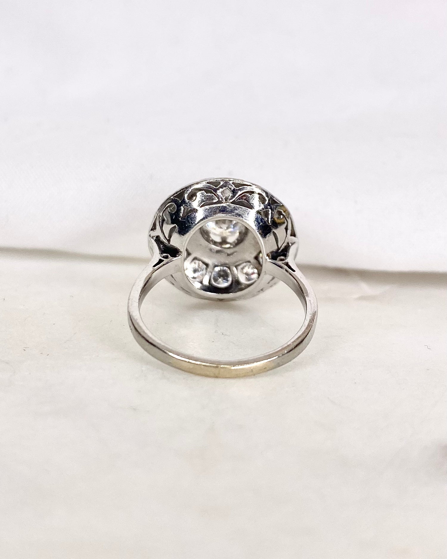 Bague Art-Déco Diamants 1.80 carat &quot;Nayla&quot;
