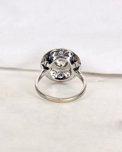 Bague Art-Déco Diamants 1.80 carat &quot;Nayla&quot;