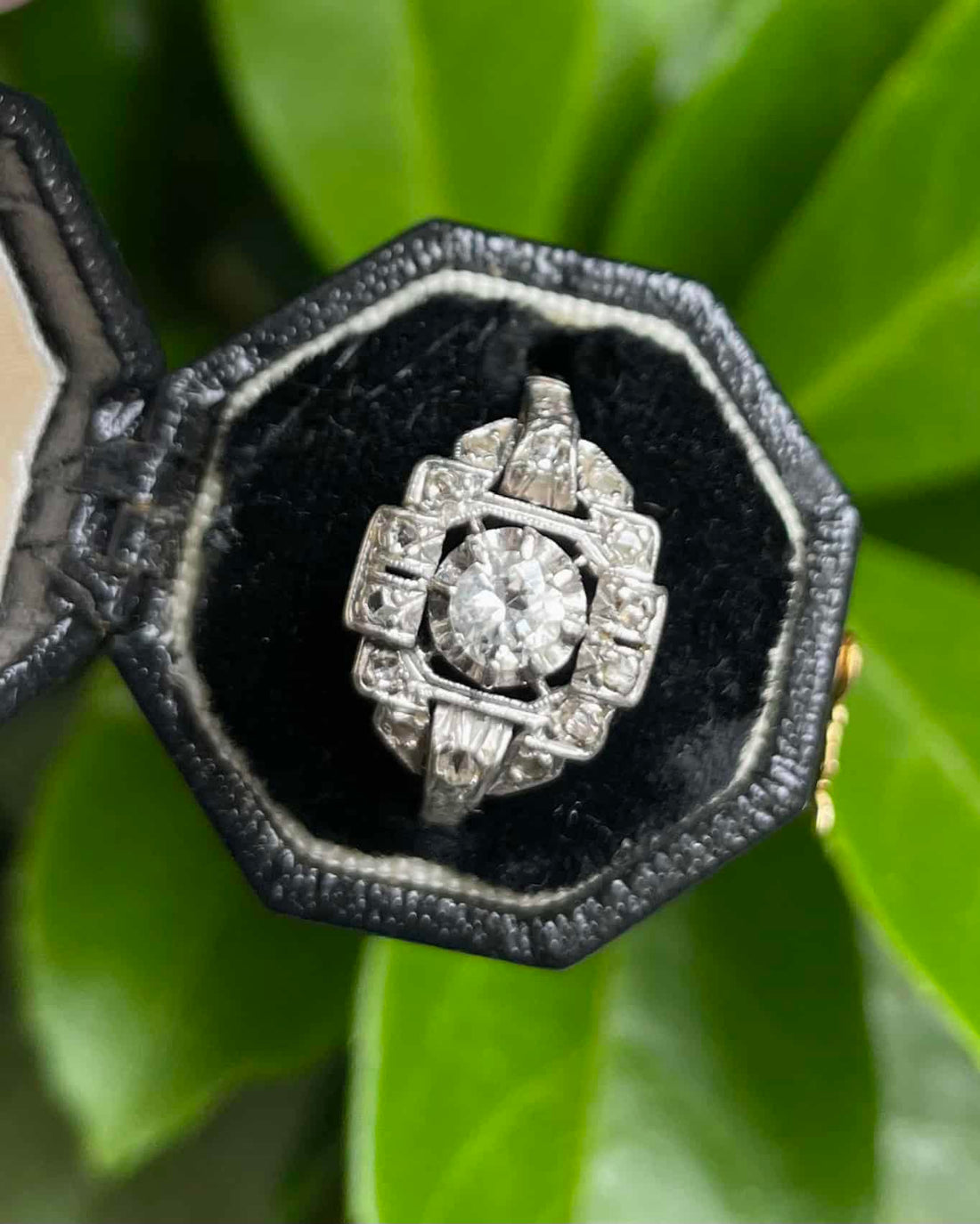 Bague Vintage Art-Déco Diamants &quot;Yahari&quot;