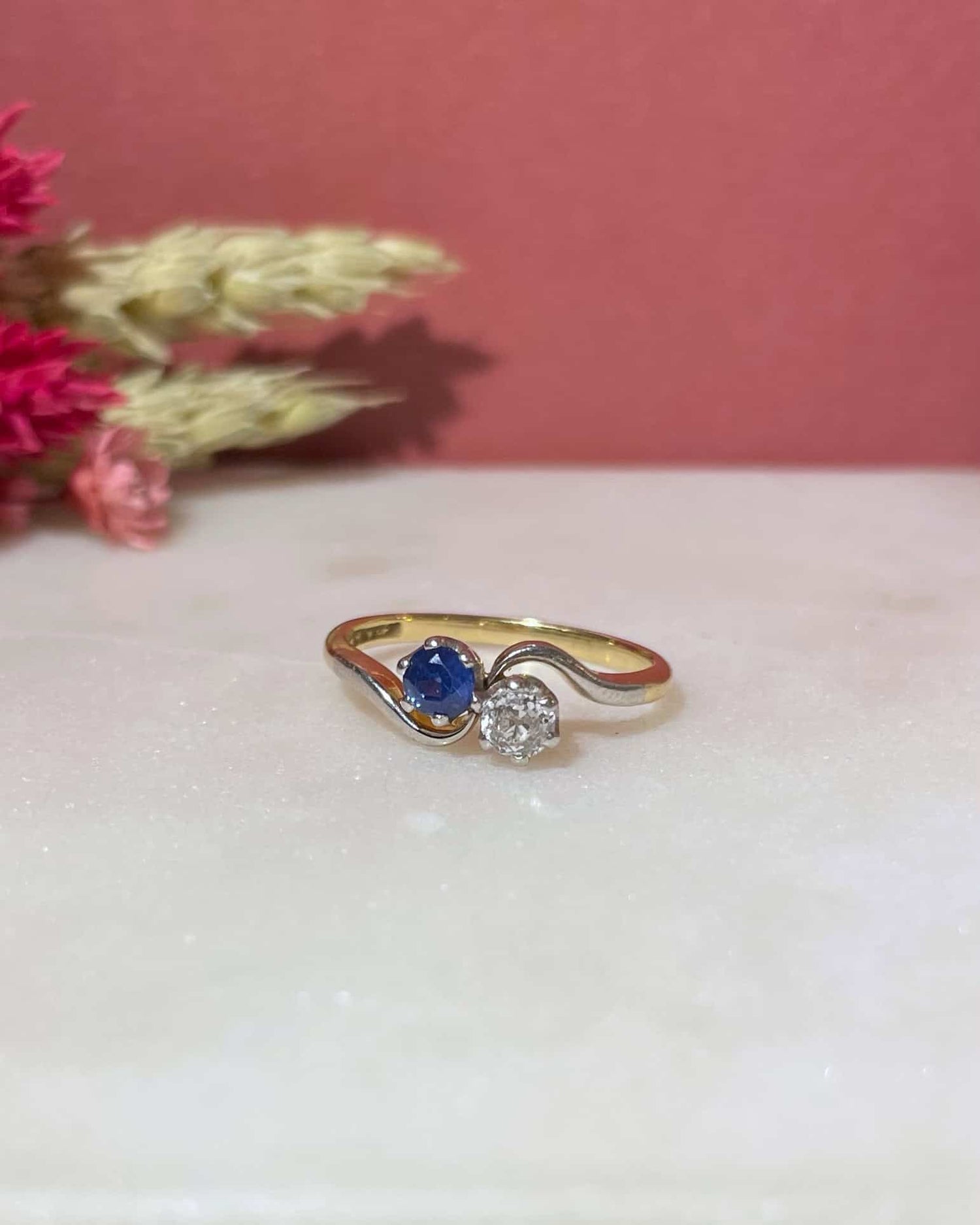 You &amp;amp; Me Sapphire &amp;amp; Diamond Ring &quot;Ellerya&quot;