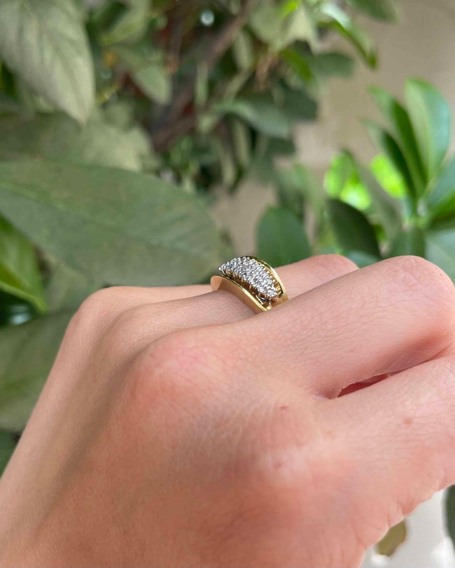 Bague Jonc Rivière 22 Diamants &quot;Theïa&quot;