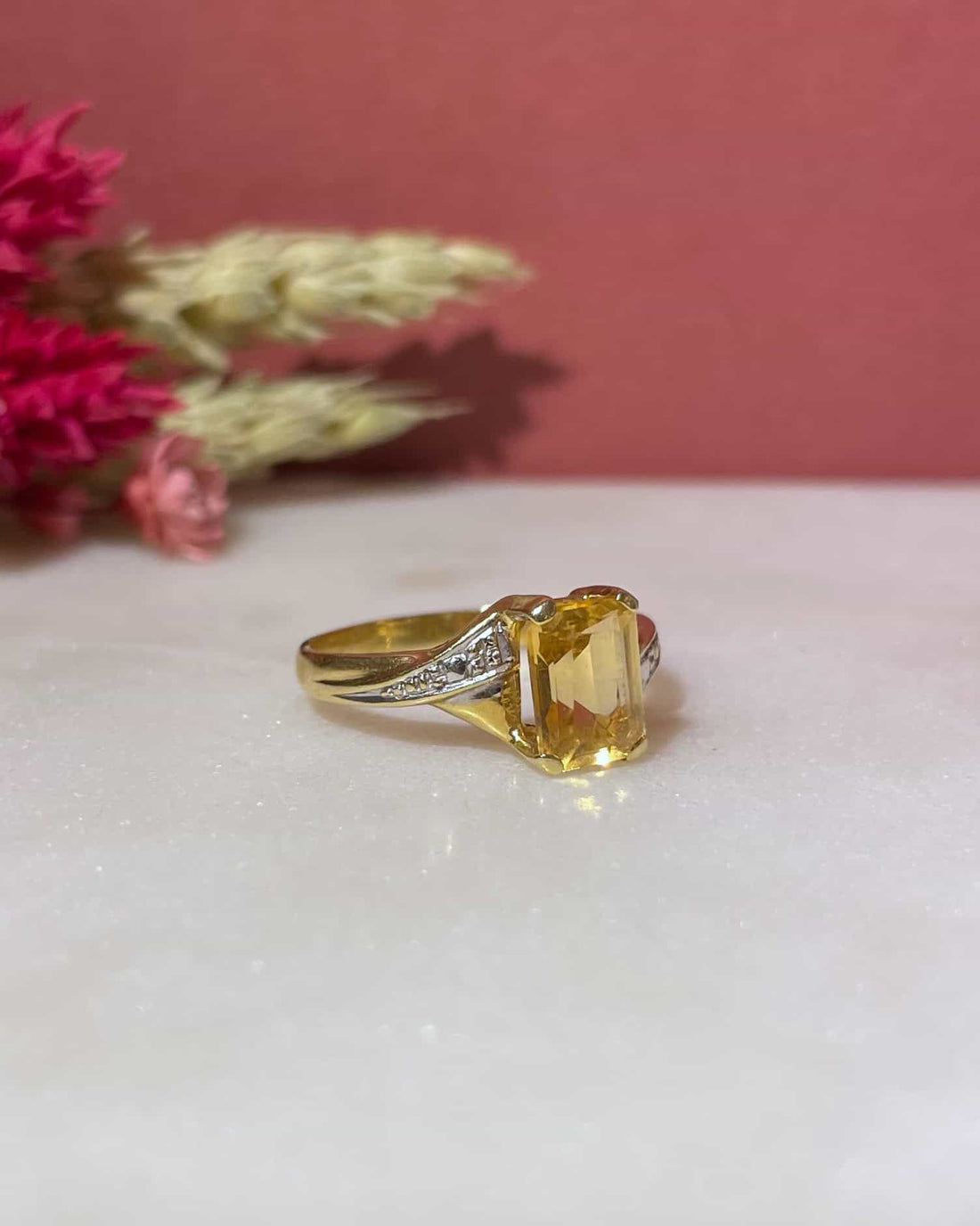 Bague Tourbillon Citrine 1.35 carat &quot;Lenore&quot;