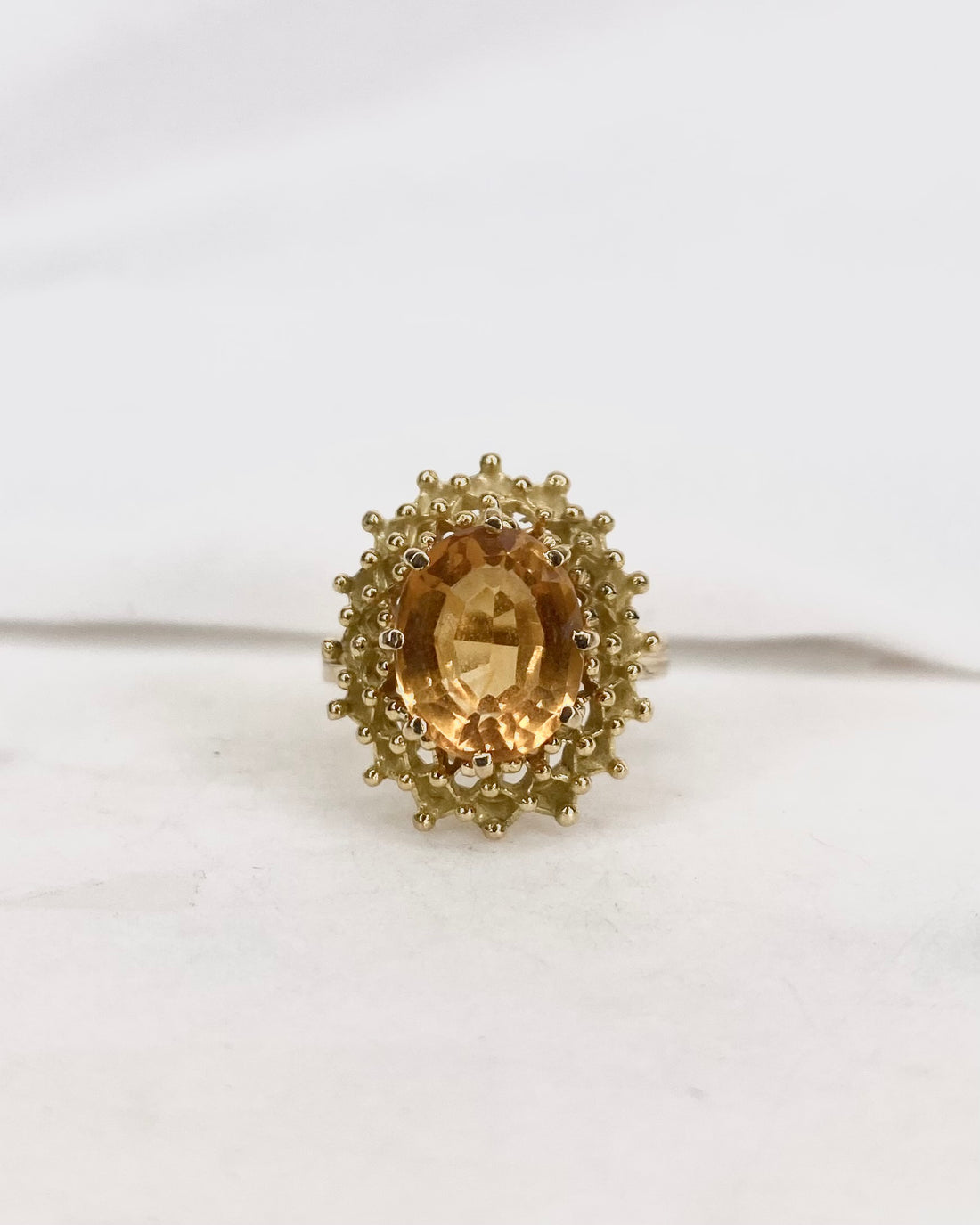 Bague Cocktail Citrine 3.80 carats &quot;Dorra&quot;