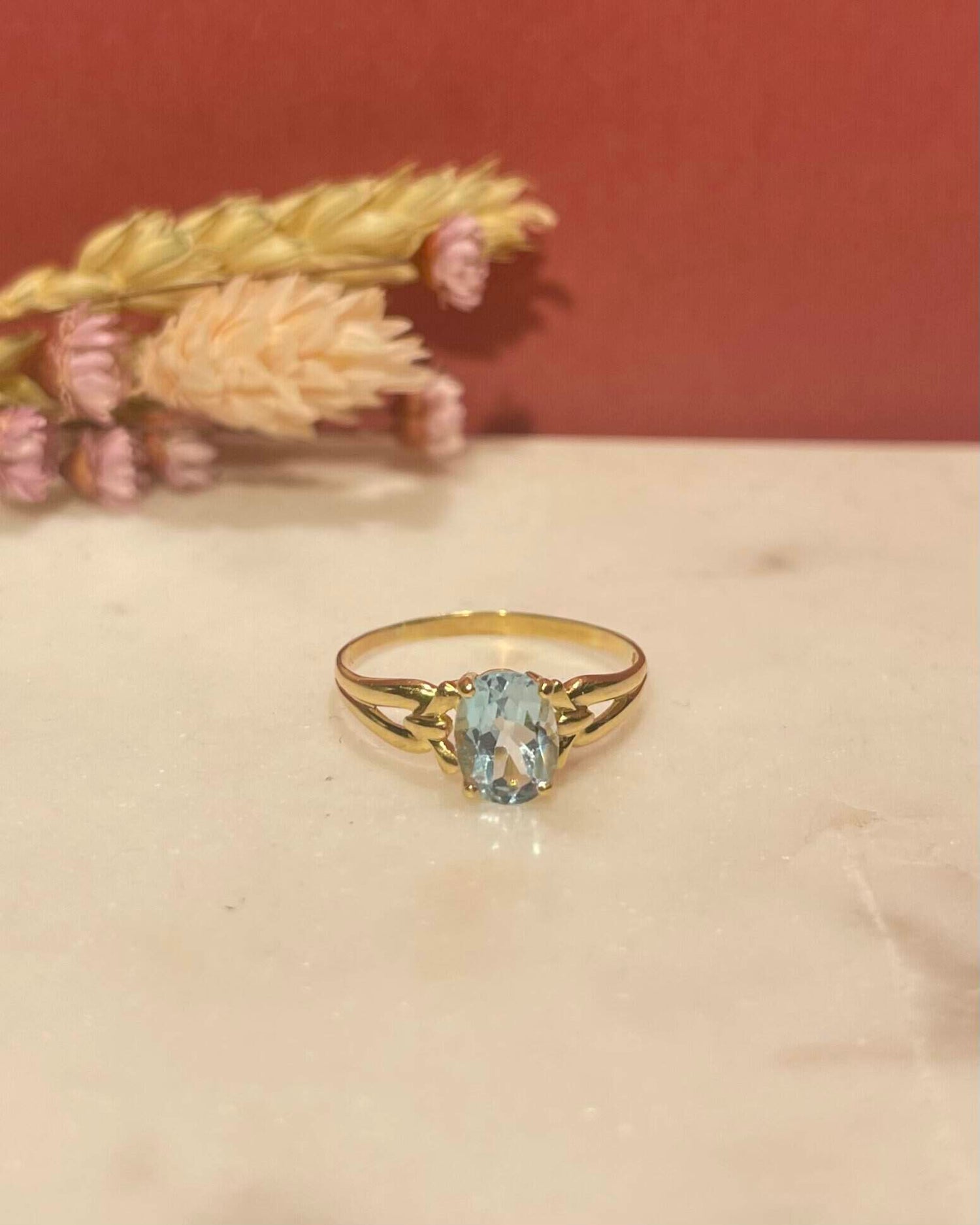 Bague Solitaire Topaze 1.40 carat &quot;Romy&quot;