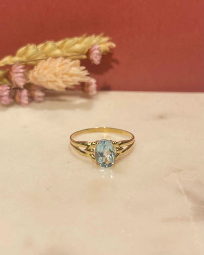 Bague Solitaire Topaze 1.40 carat &quot;Romy&quot;