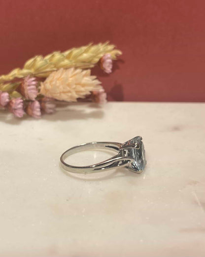 Bague Solitaire Aigue-Marine 2.70 carats &quot;Mona&quot;