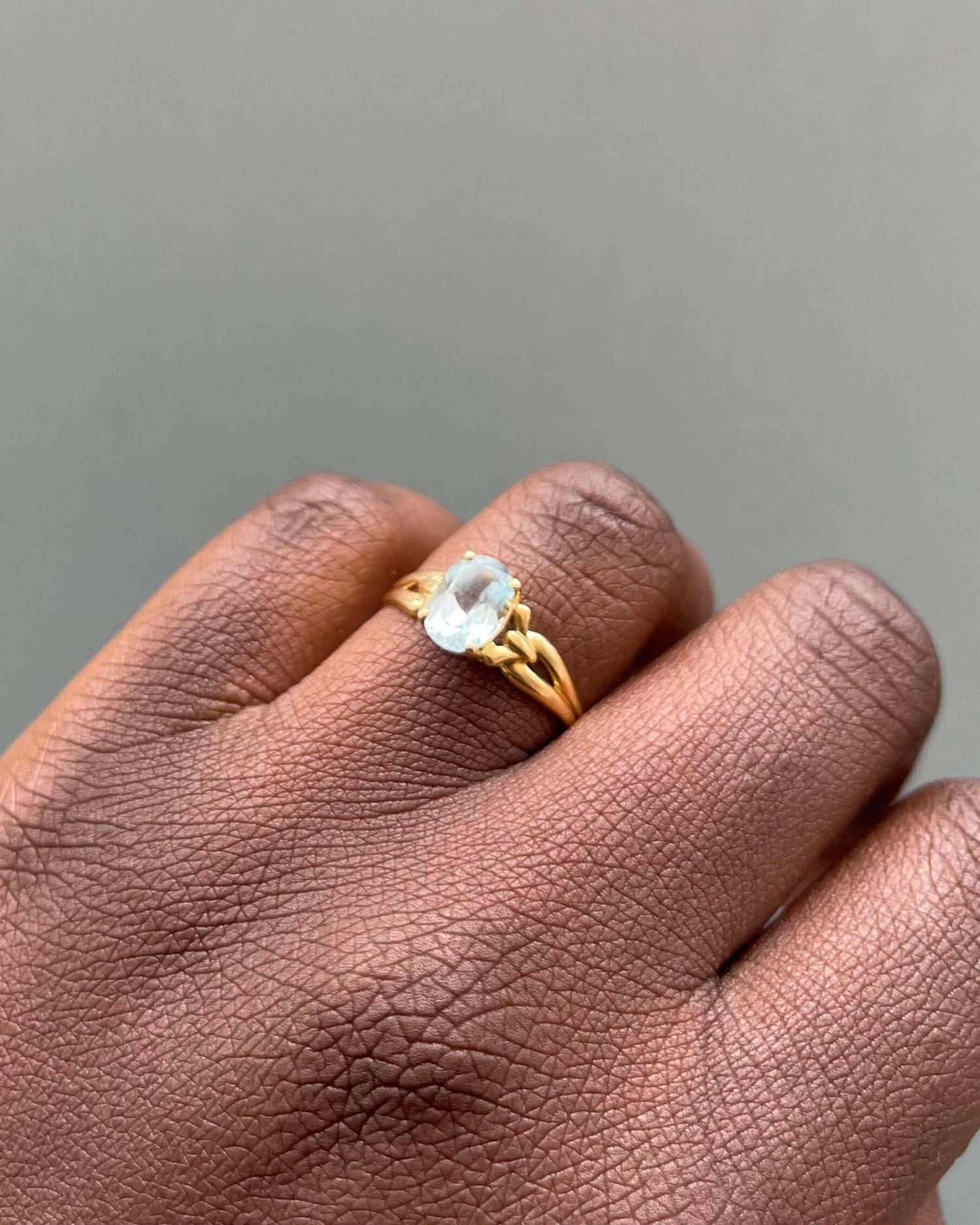Bague Solitaire Topaze 1.40 carat &quot;Romy&quot;