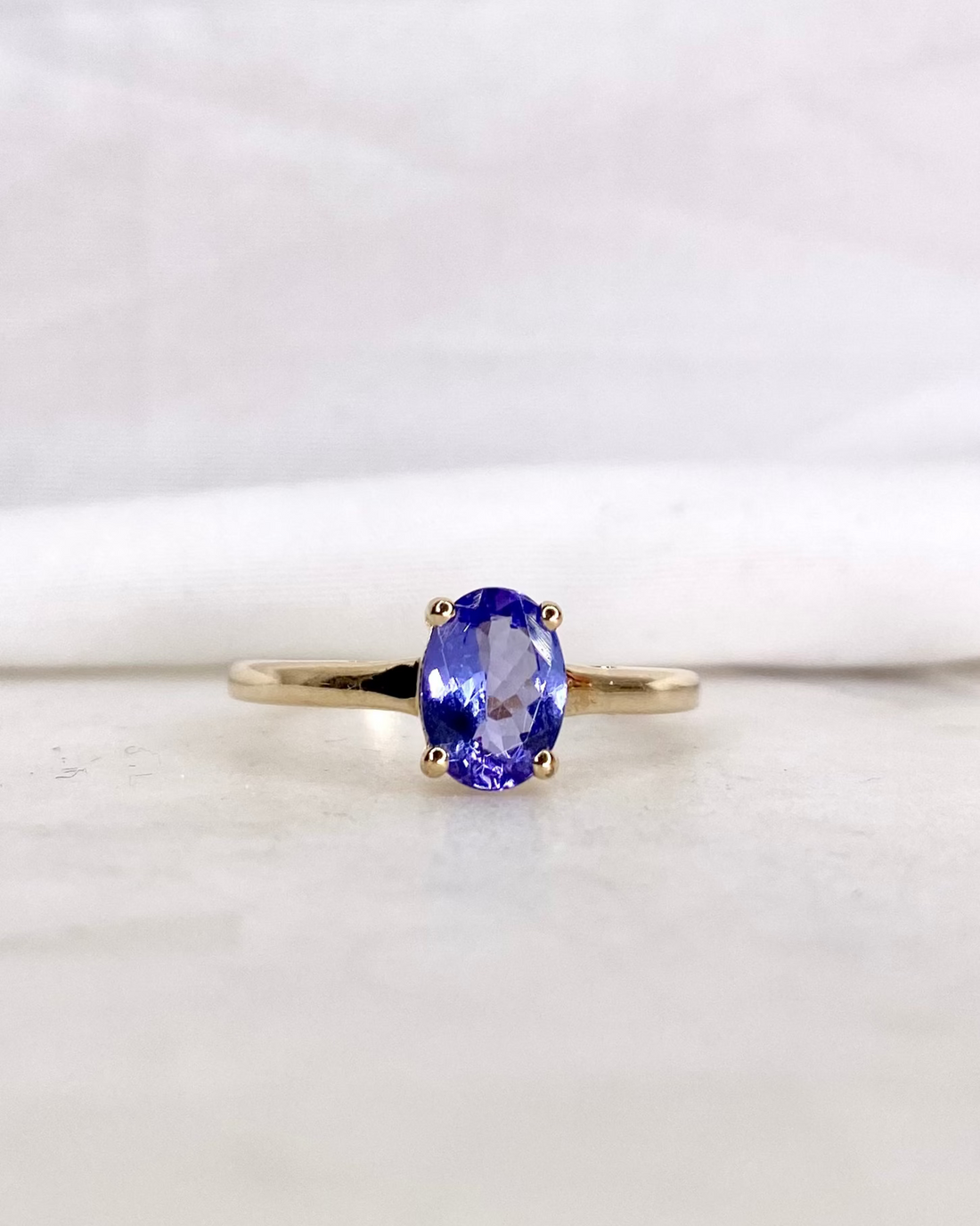 Bague Solitaire Tanzanite 1.20 carat &quot;Elia&quot;
