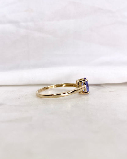 Bague Solitaire Tanzanite 1.20 carat &quot;Elia&quot;