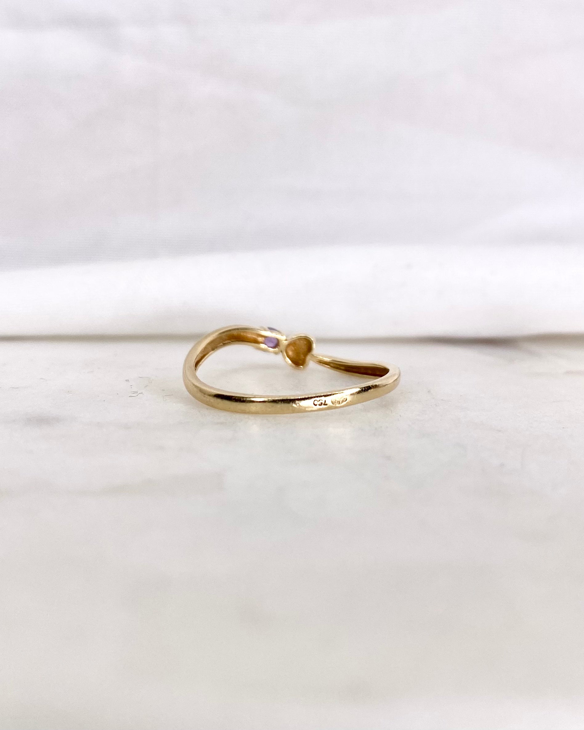 Bague Solitaire Améthyste "Evi"