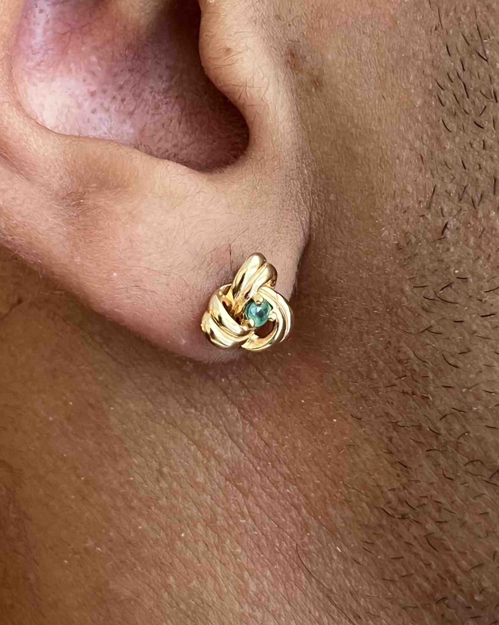 "Tilina" Emerald Earrings