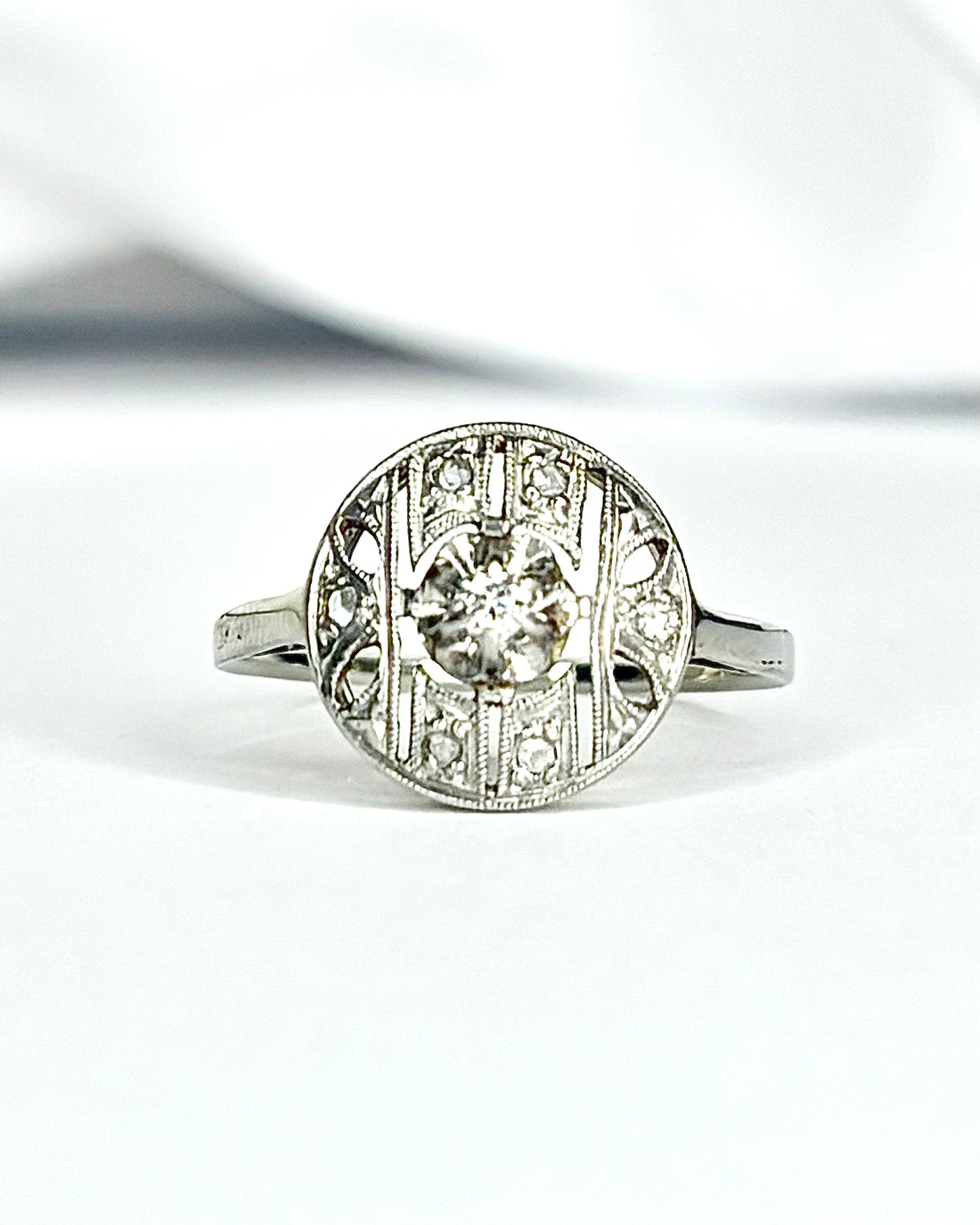 Bague Art-Déco Diamants "Paula"