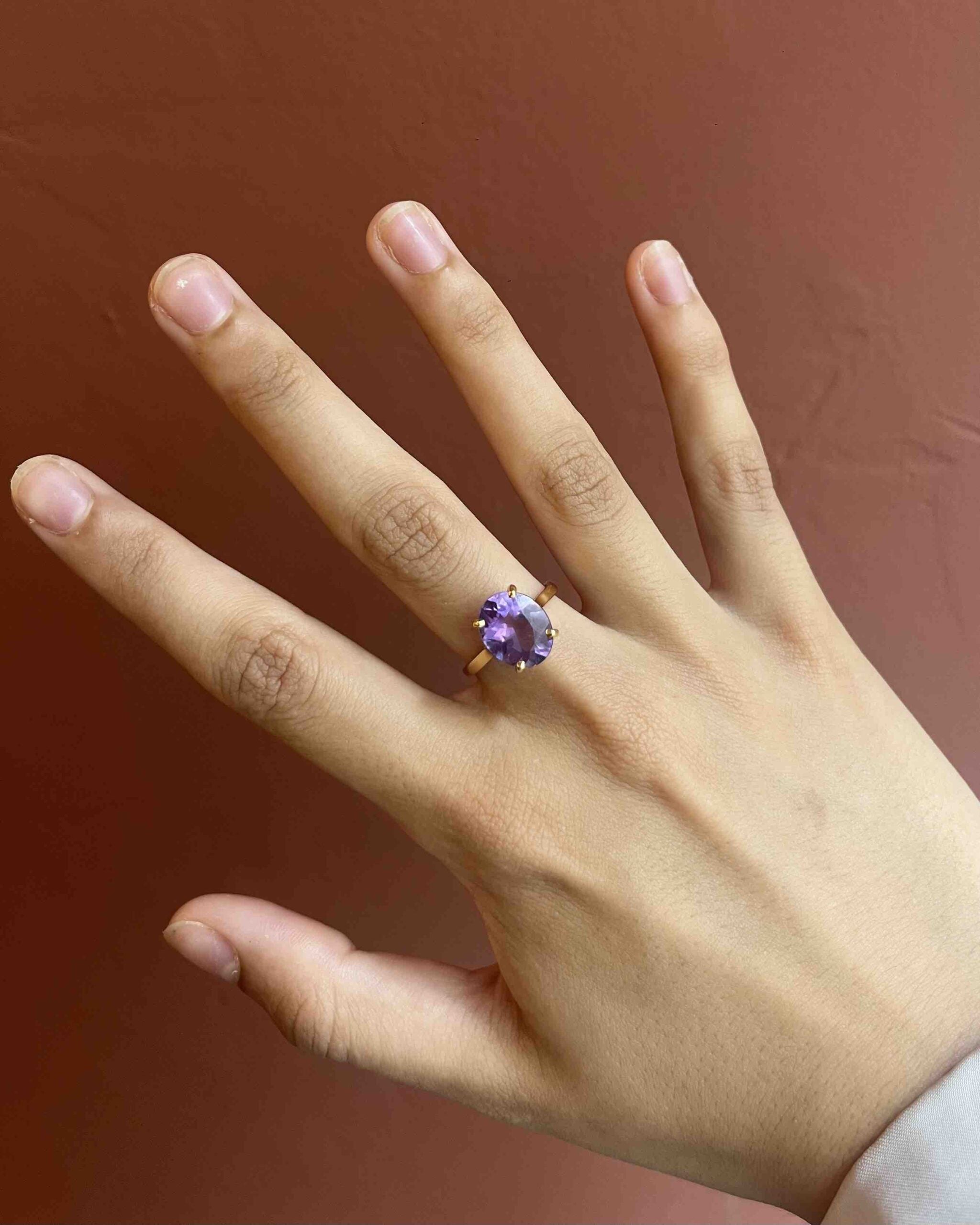 Bague Améthyste vintage "Maryline"