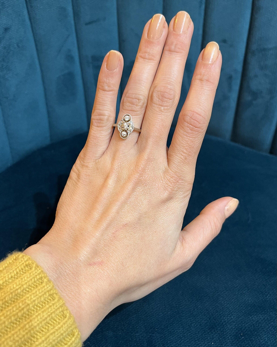Bague Art Déco Diamants &quot;Ambre&quot;