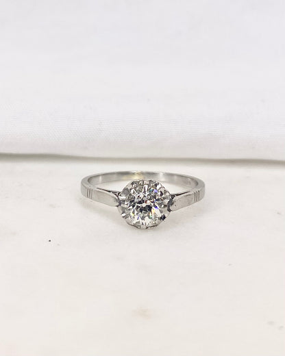 Bague Solitaire Diamant 0.50 carat &quot;Olea&quot;
