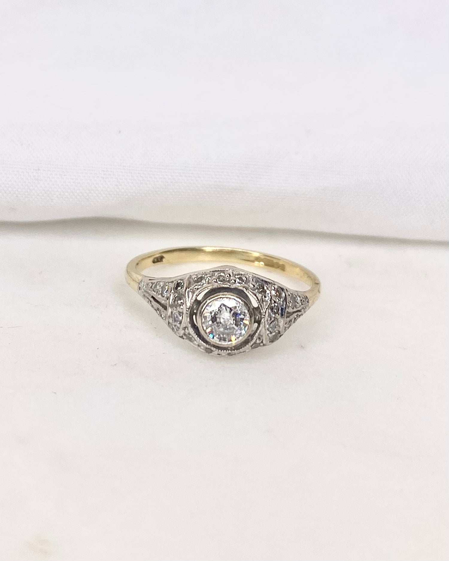 Bague Art-Déco 25 Diamants &quot;Naomi&quot;