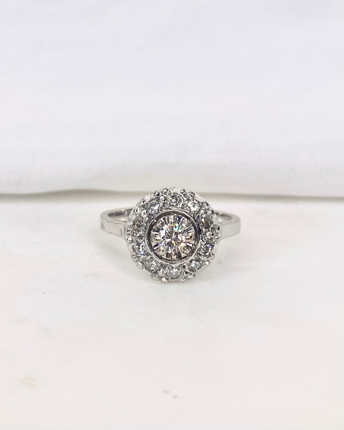Bague Art-Déco Diamants &quot;Sabine&quot;