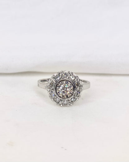 Bague Art-Déco Diamants &quot;Sabine&quot;