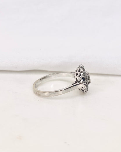 Bague Art-Déco Diamants &quot;Sabine&quot;