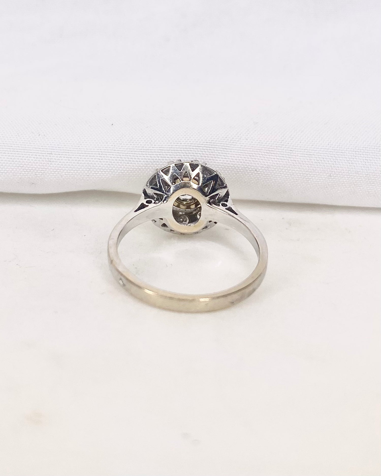 Bague Art-Déco Diamants &quot;Sabine&quot;