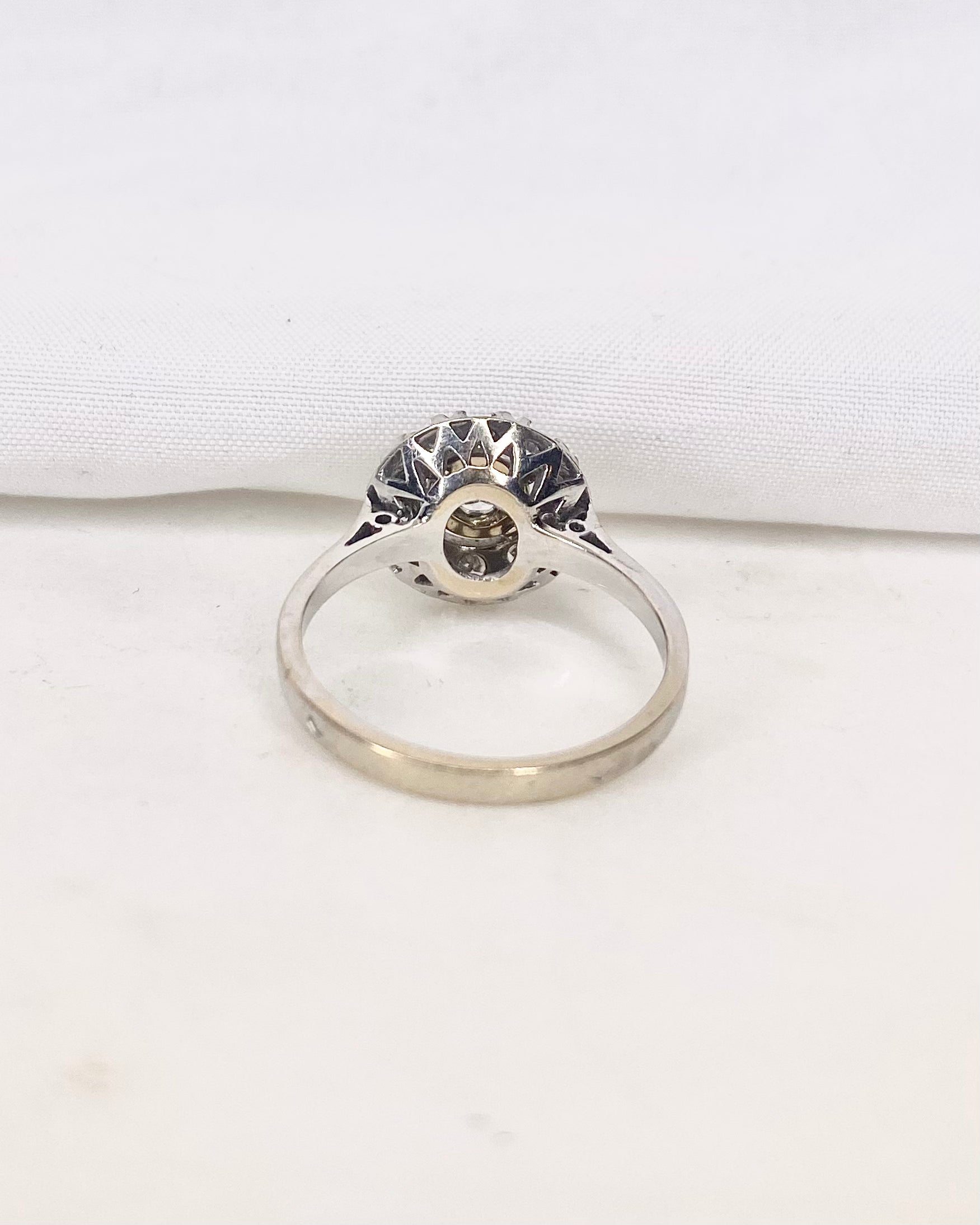 Bague Art-Déco Diamants &quot;Sabine&quot;