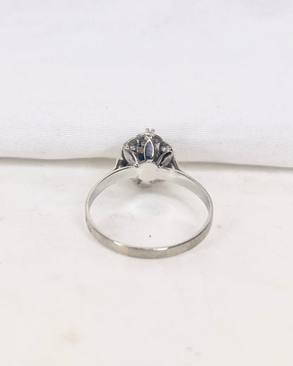 Bague Marguerite Saphir &amp; Diamants &quot;Bailey&quot;