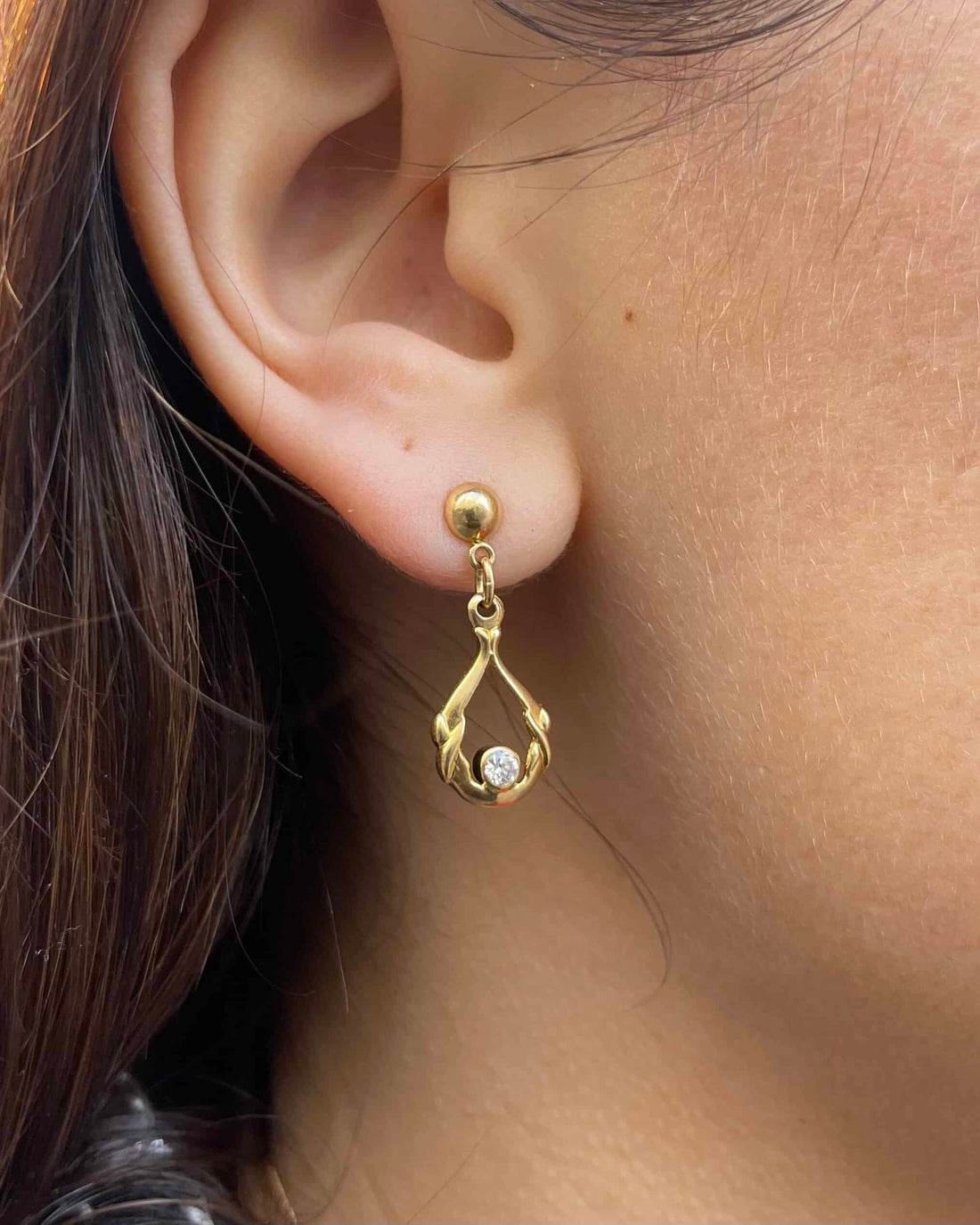 &quot;Sonia&quot; Diamond Drop Earrings