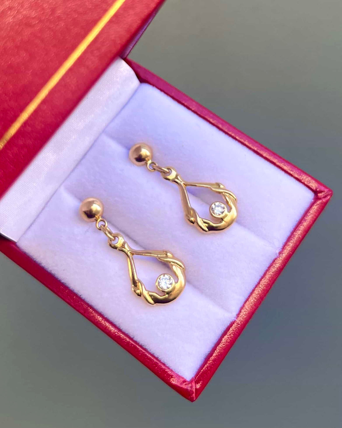 &quot;Sonia&quot; Diamond Drop Earrings