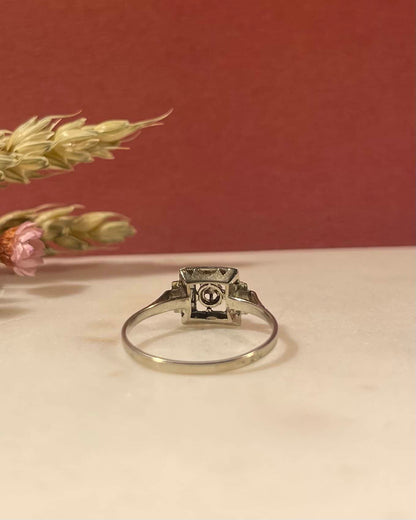 Bague Vintage Art-Déco Diamant &quot;Emeline&quot;