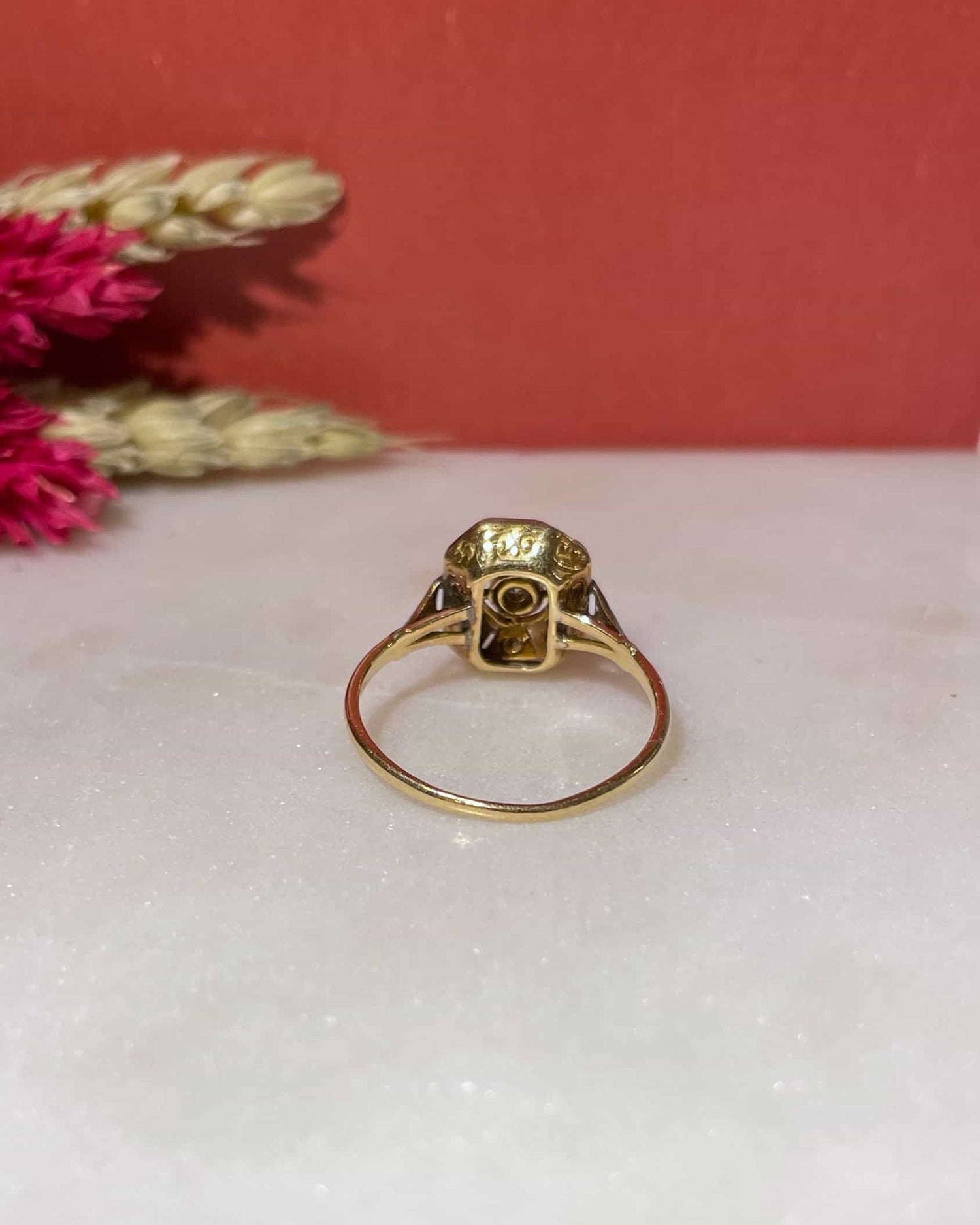 Bague Vintage Art-Déco 11 Diamants &quot;Janet&quot;