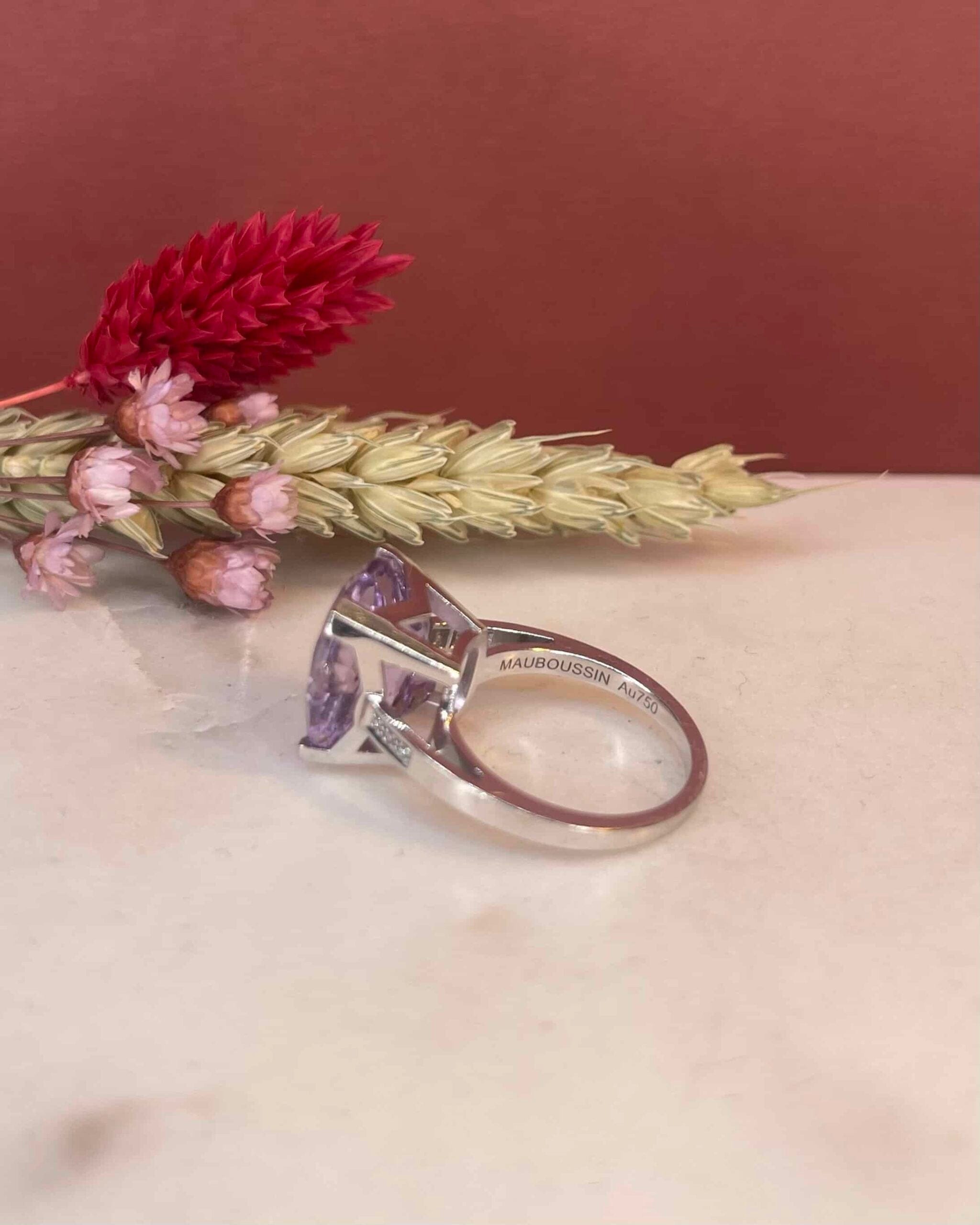 Bague Mauboussin Améthyste 6.90 carats &amp; Diamants - Elliade Paris