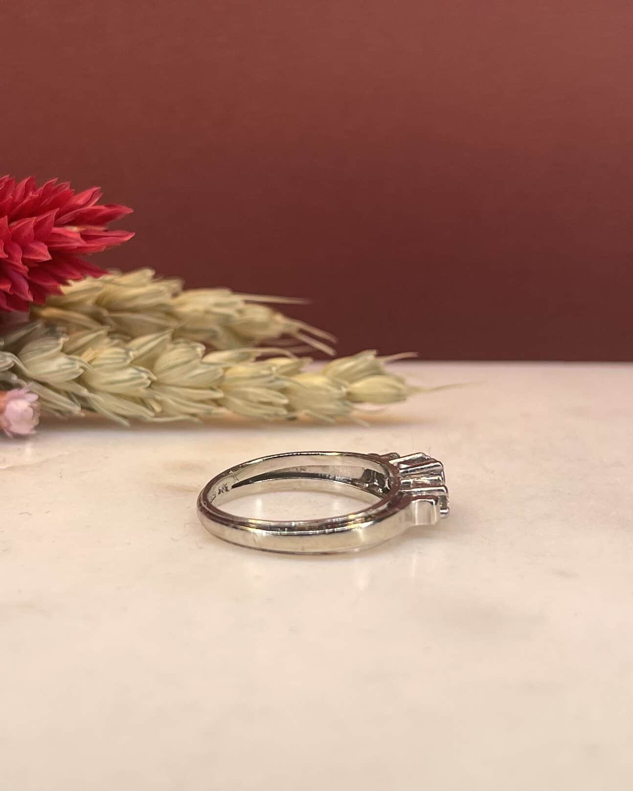Bague Trilogie Diamants 0.41 carat "Cassidy" - Elliade Paris