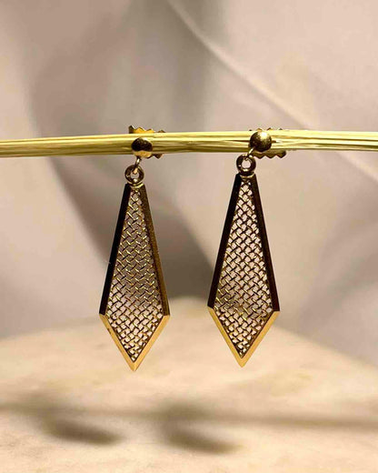 Pendientes de oro antiguo "Mélissa"