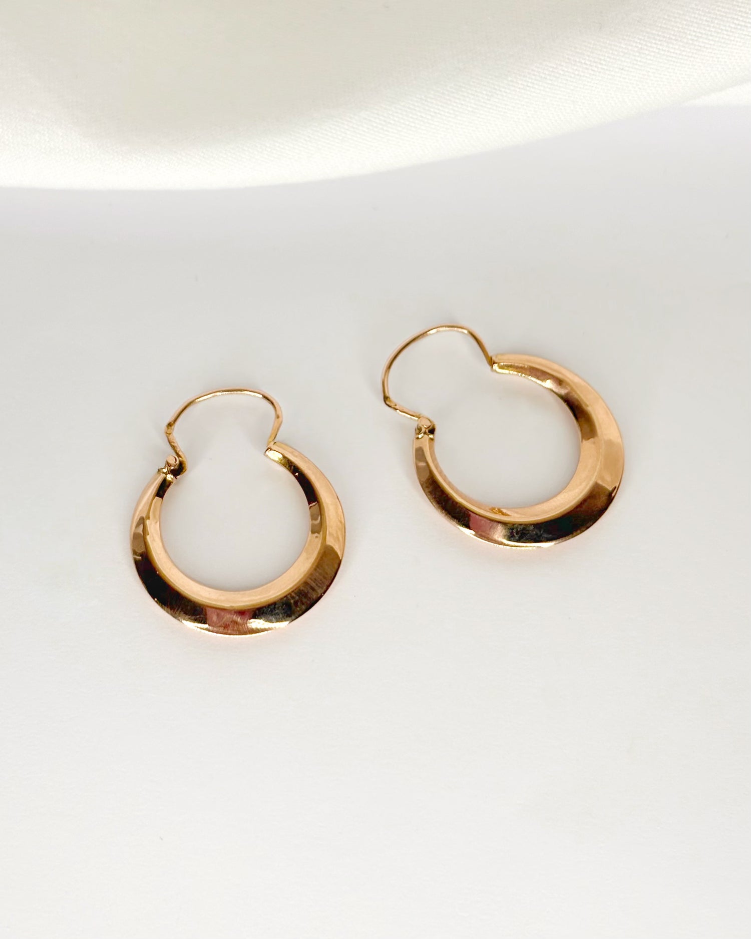 Créoles Or Rose 18 carats "Lola"