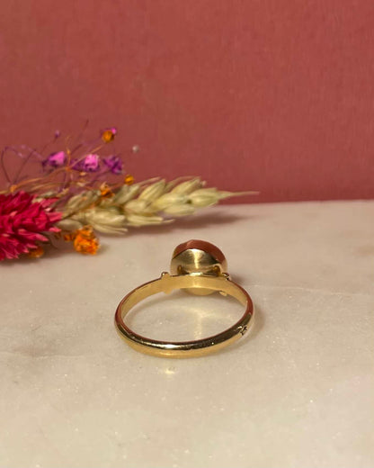 Bague Solitaire Grenat 1.45 Carat &quot;Laurianne&quot;