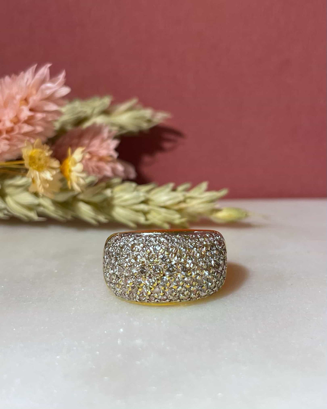Bague Jonc Diamants 1 Carat &quot;Coline&quot;