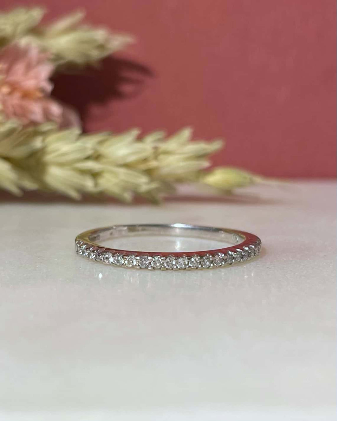 Demi-Alliance Vintage 11 Diamants "Lilia"