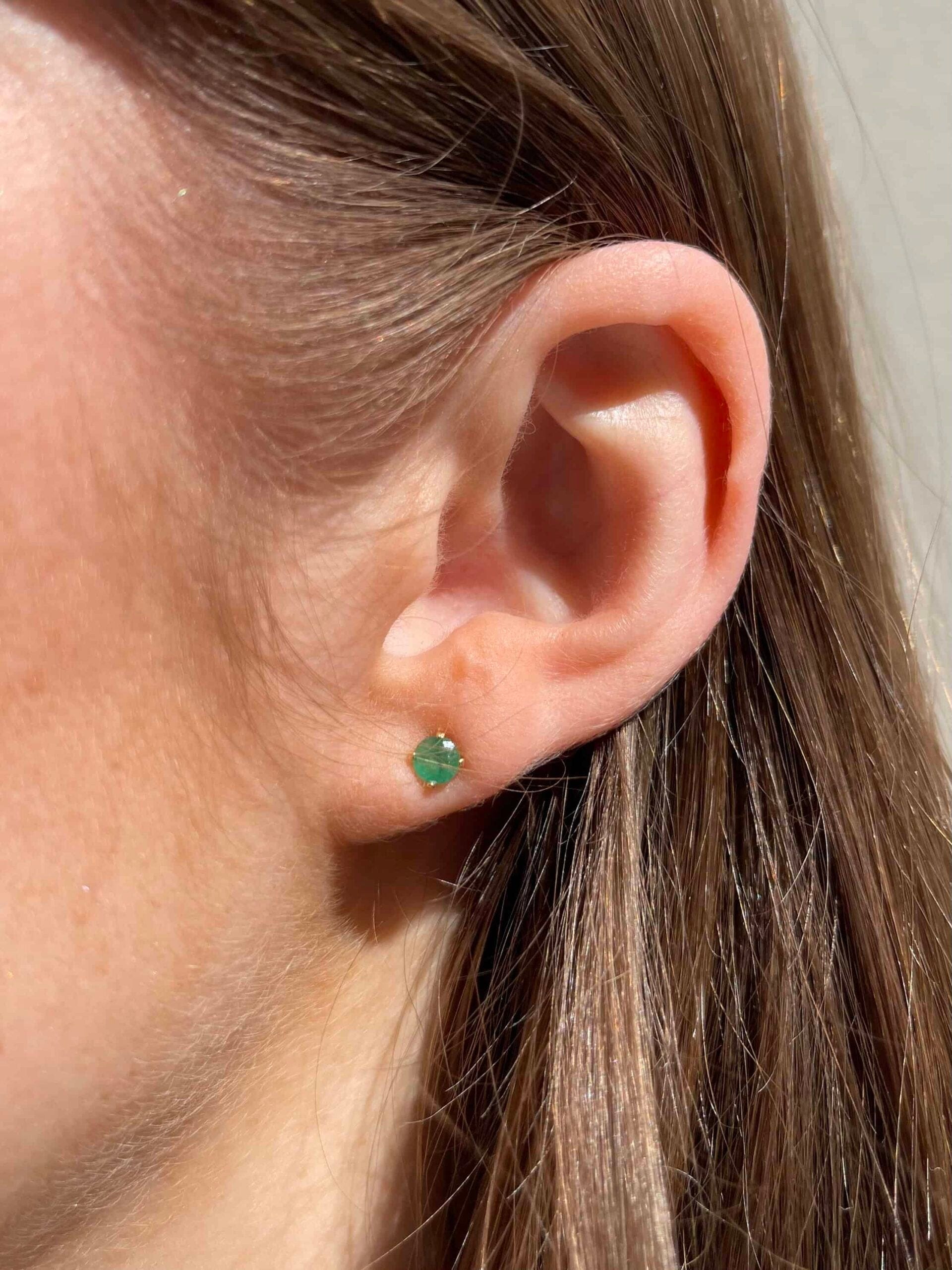 Pendientes de esmeralda "Beya"