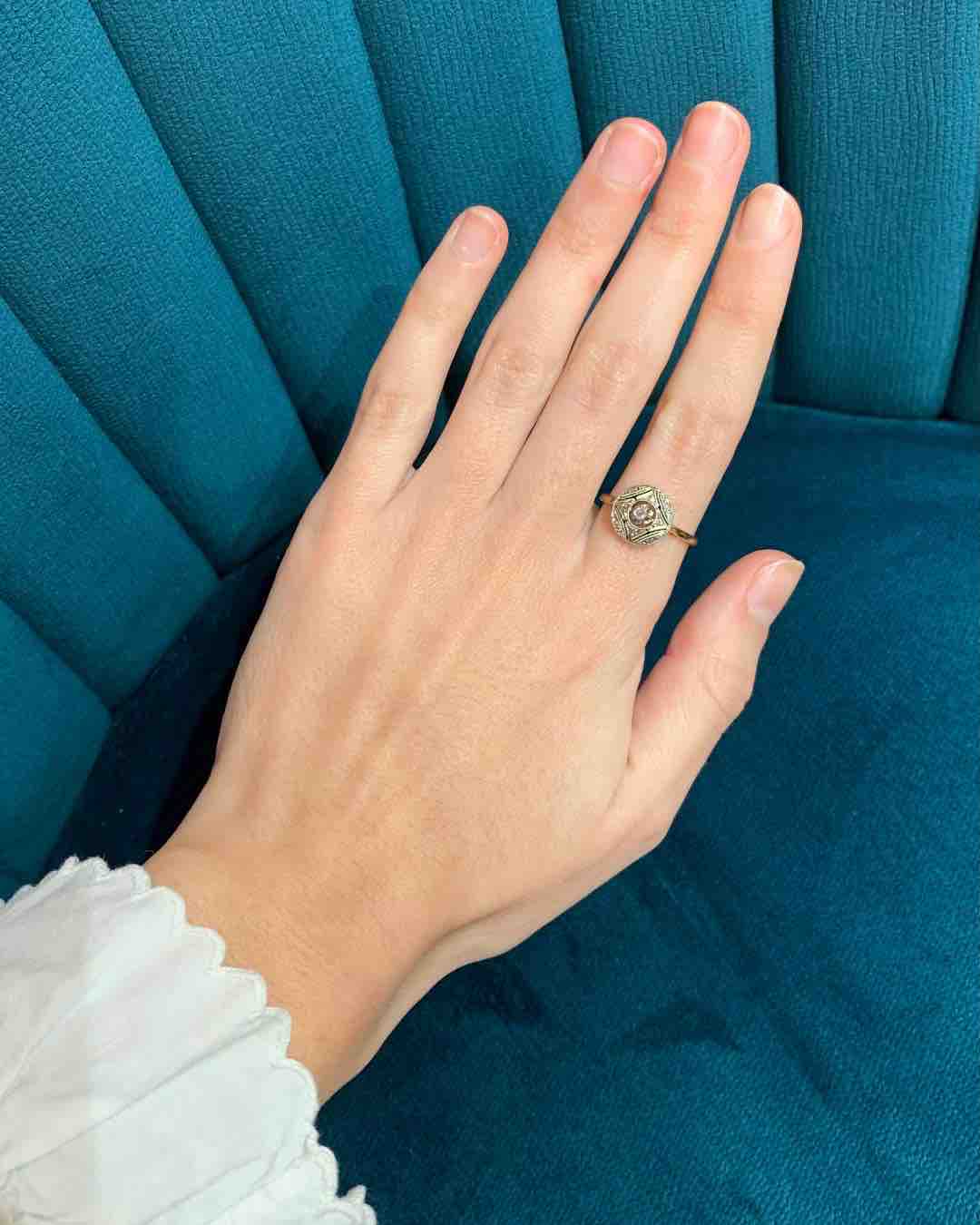 Bague Art déco Diamants &quot;Imane&quot;