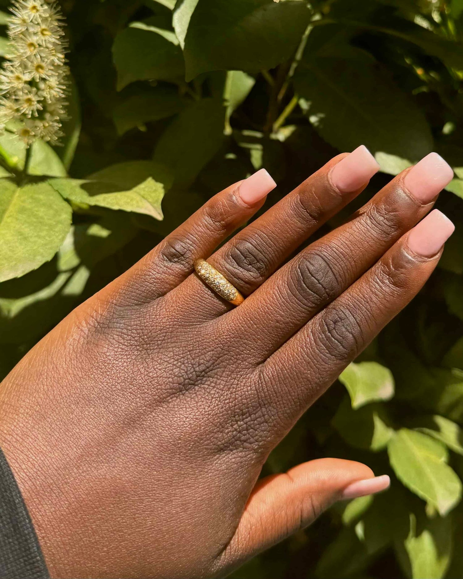 Bague Jonc Diamants &quot;Lumina&quot;