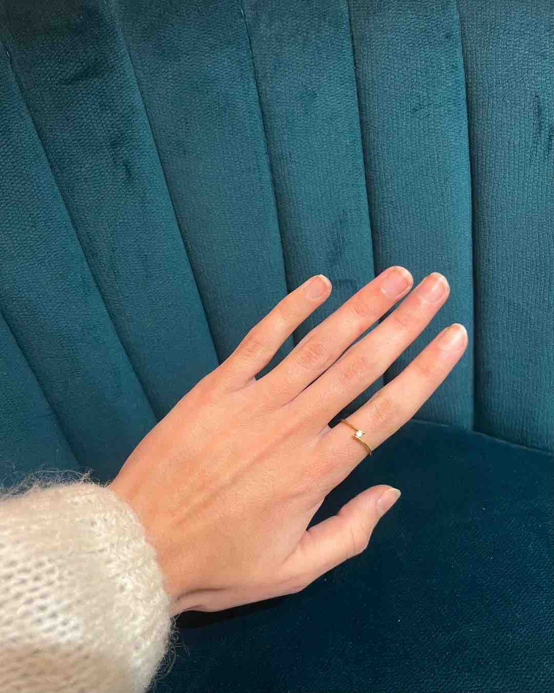 Bague solitaire diamant Vintage &quot;Juliane&quot;