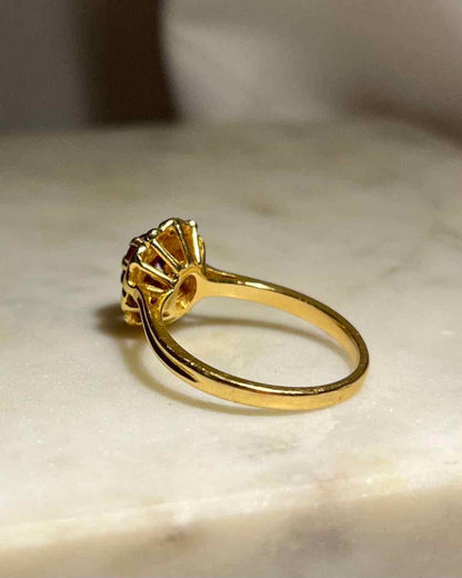 Bague Marguerite Rubis &amp; Diamants &quot;Laïs&quot;