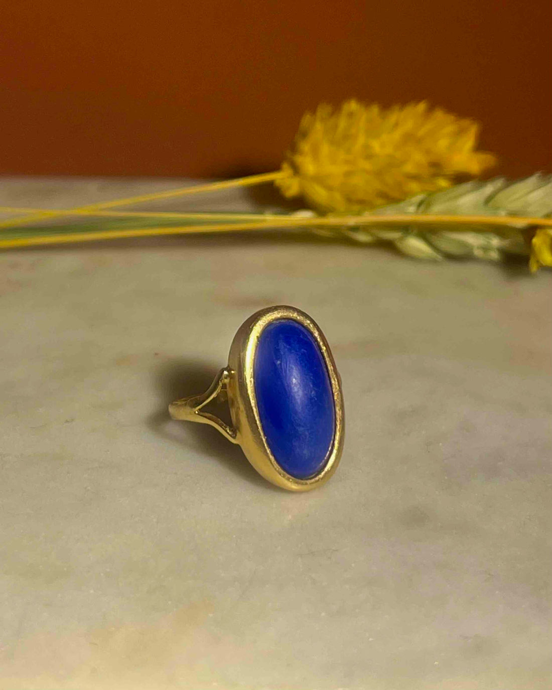 Bague vintage Lapis-Lazuli &quot;Benedetta&quot;