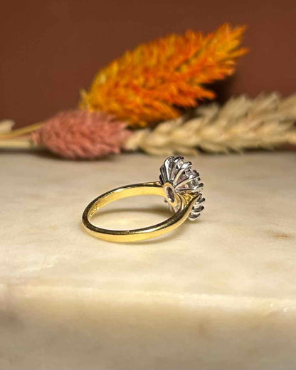 Bague Marguerite Saphir Rose &amp; Diamants &quot;Mia&quot;