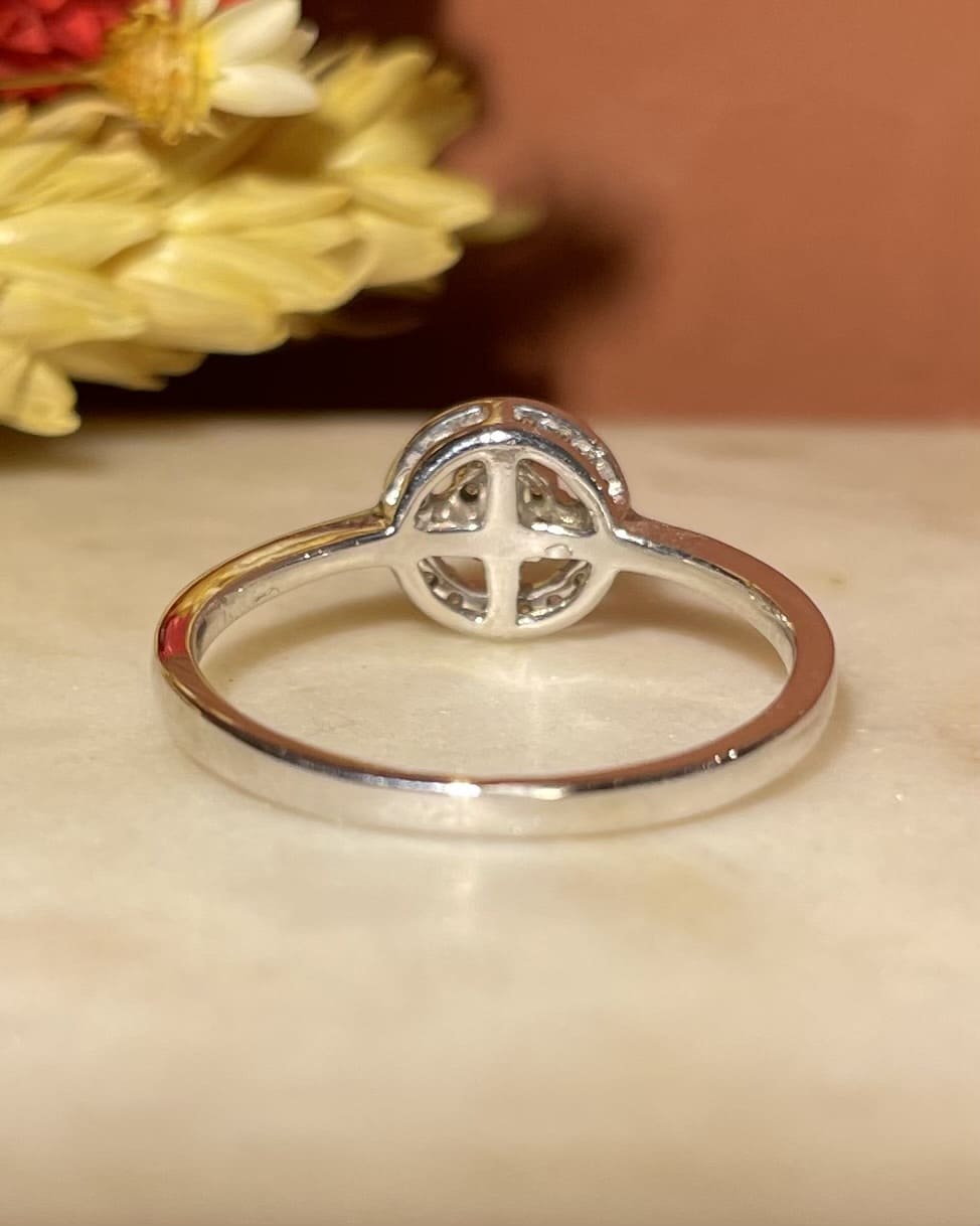Bague Style Art-Déco 25 Diamants &quot;Eudora&quot;