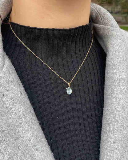 Vintage Topaz Pendant "Orane"