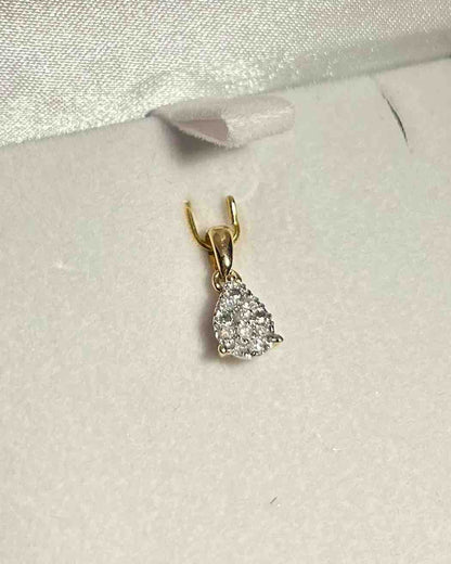Pendentif Vintage 8 Diamants &quot;Dalida&quot;